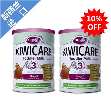 Kiwicare紐愛多3段奶粉 為寶寶成長添動力，兩罐裝優選育兒搭檔